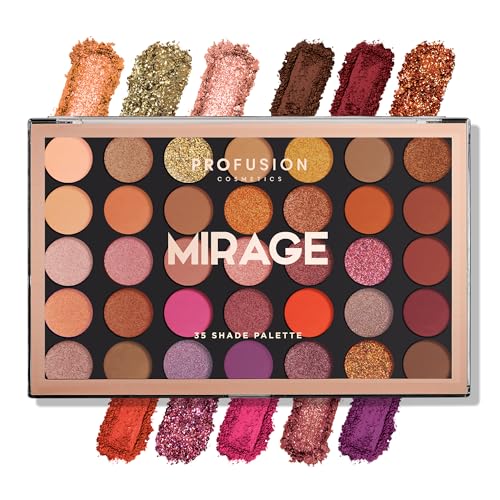 Profusion Cosmetics Mirage 35 Shade Eyeshadow Palette