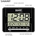 Amazon.com: Sharp Atomic Desktop Clock – Auto Set Digital Alarm Clock ...