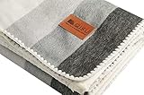 Qisu Ecuadorian Wool Blanket . Queen, Beautiful, Warm Throws | Hand-Woven Craftsmanship | Soft, Hypo