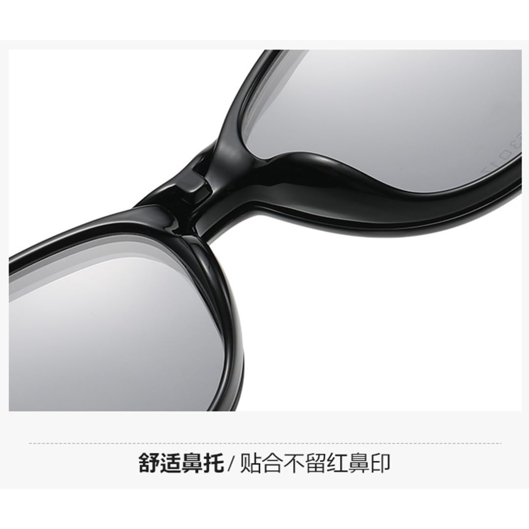 Gafas de sol de moda para mujer con clip magnético y polarizadas