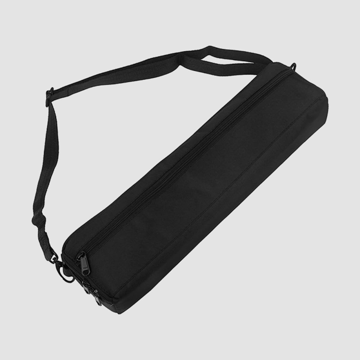 Garneck Flötentragetasche und Robust aus Oxford Stoff mit Innenliegendem Rillendesign Tragbarer Flötenkoffer Schwarz für Outdoor Auftritte