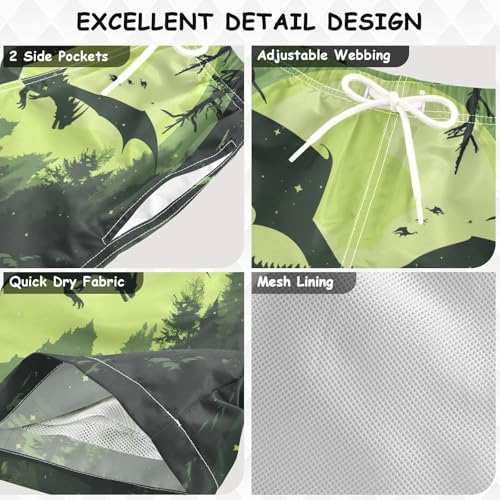 Western Dragon Boys' Swim Trunks Quick-Dry Fabric Lightweight & Breathable for Beach Pool3