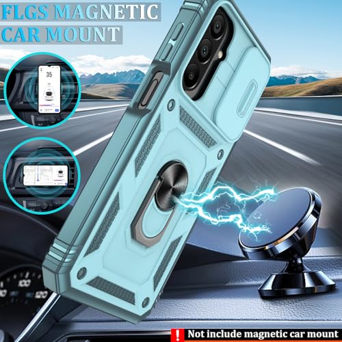 Coque Samsung A26 5G antichoc avec 2 verres écran vert