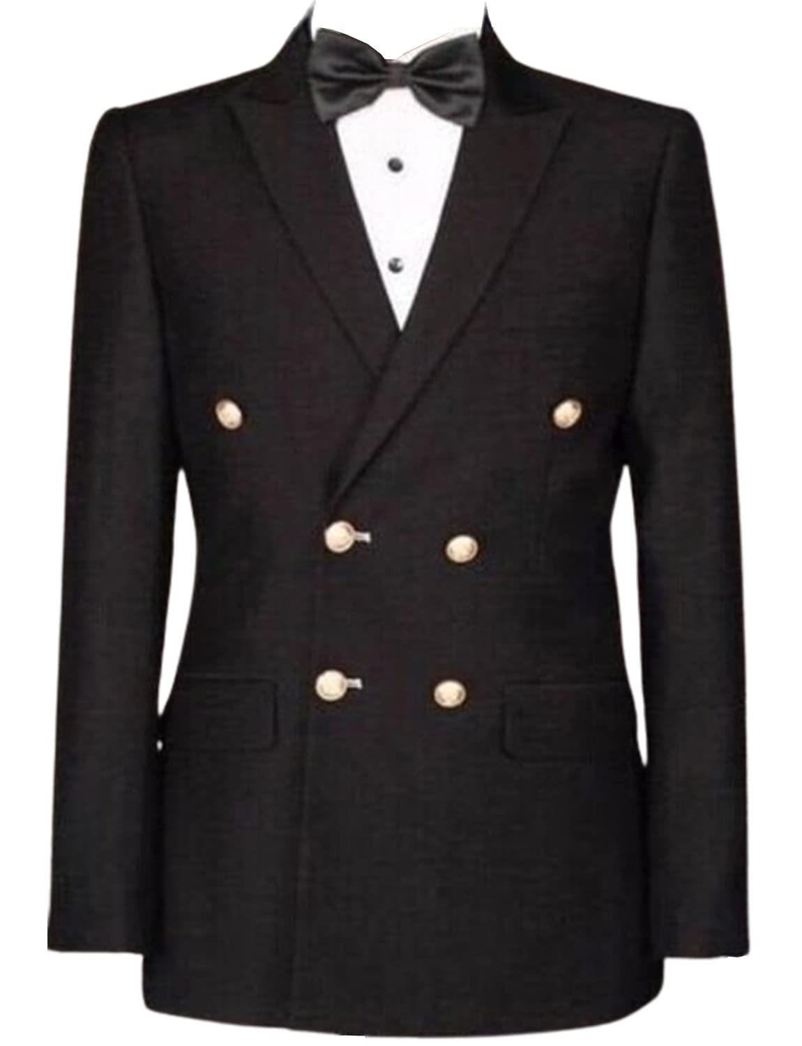 Blazer à Double Boutonnage Homme 3x2 Coupe Ajustée Chic - 5