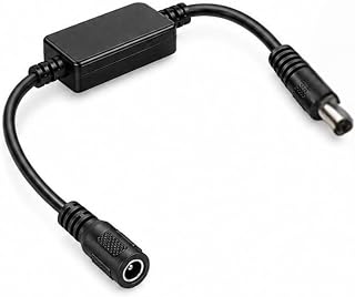Router Reboot Cable, 2026 New 24-Hour Automatic Reset Device for WiFi Router Modem, Automatic Restart Cable with DC5521 Male to Female Connector, for Stable Home Office Network (Black)