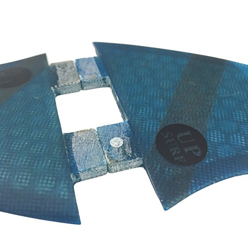 image for UPSURF Surboard Fins FCS G5 Medium Size Fin Tri fin Blue Color, Blue G