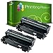 Price comparison product image Printing Pleasure 2x Drum Units compatible with Brother DCP-8060 DCP-8070D DCP-8085DN HL-5240 HL-5250DN HL-5270DN HL-5280DW HL-5340D HL-5350DN HL-5380DN MFC-8380DN MFC-8460N MFC-8870DW MFC-8890DW