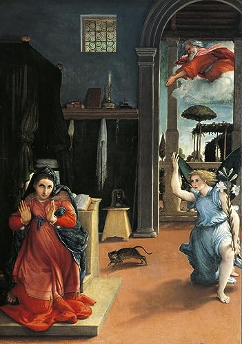 Art Tableau l'Annonciation de Recanati affiche pour décoration murale salon