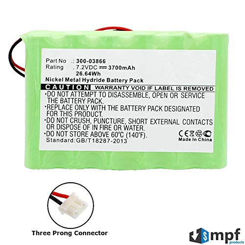 MPF Products 3700mAh 300-03866, LCP500-4B Battery Replacement Compatible with Honeywell Lynx 5100, Lynx