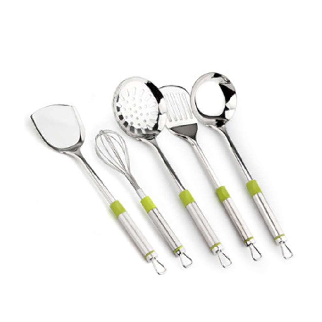 IUokLU Cooking Tools Cookware Cooking Kitchen Spatula Set Cooking Shovel Soup Spoon Spoon Slotted Spoon Full Cookware Household Stainless Steel Kitchenware