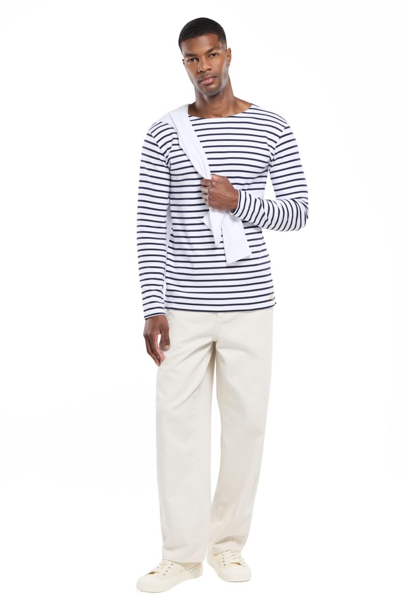 Armor Lux Navy - Heavy Cotton, White/Ship, XL
