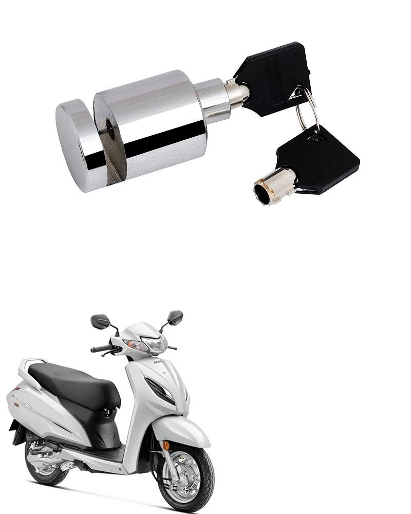 QiisX Heavy Duty Stainless Steel Chrome Security AntiTheft Lock for