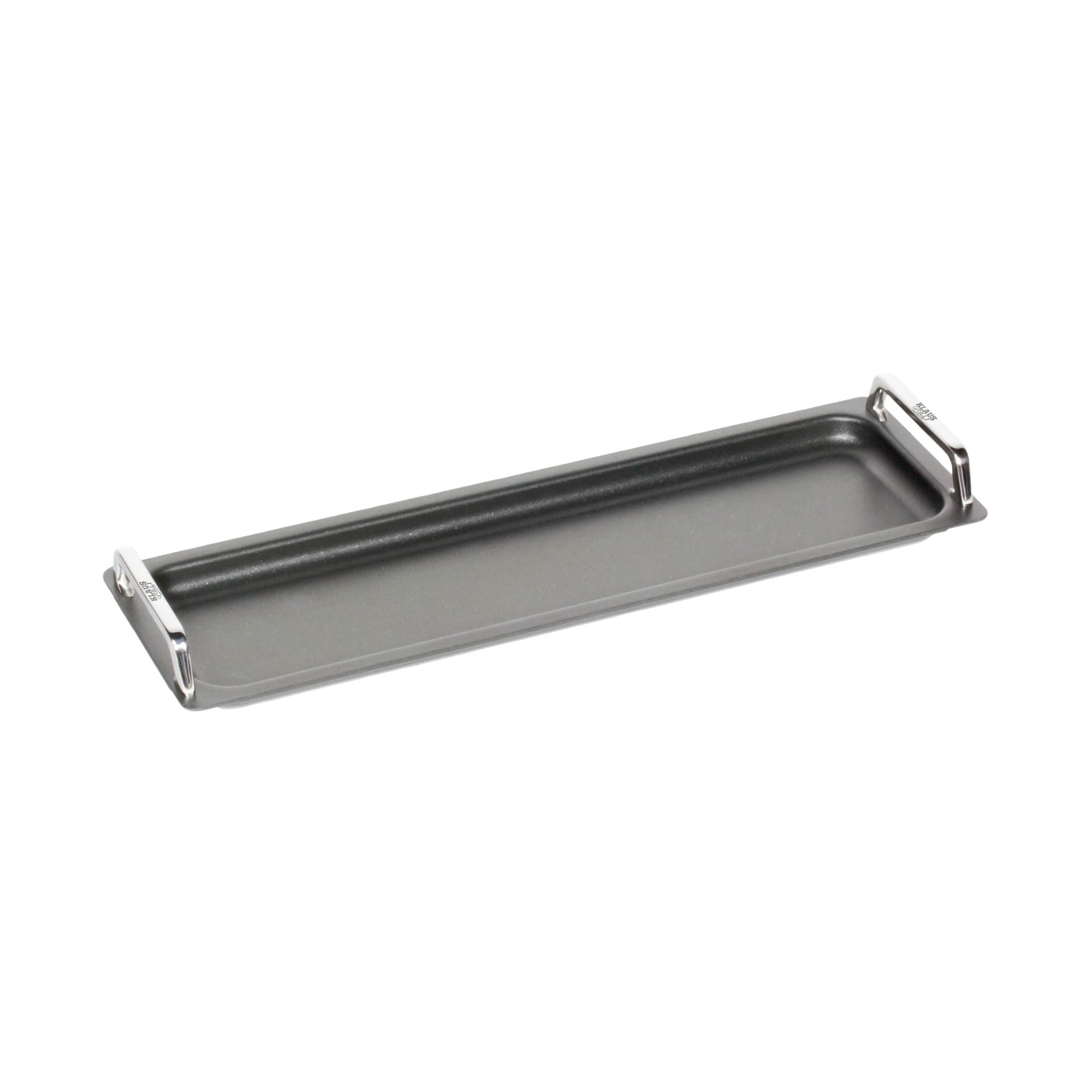 AMT Gastroguss «Klaus grillt Gastronorm cacerola 2/4 con asas de acero inoxidable, AMZN-KG-25316G