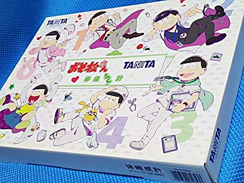 おそ松さん TANITA 体組成計 体組シェー計 一松 特典ビッグ缶バッジ付き タニタ、推し松と健康管理できる体組成計「おそ松さんオリジナル