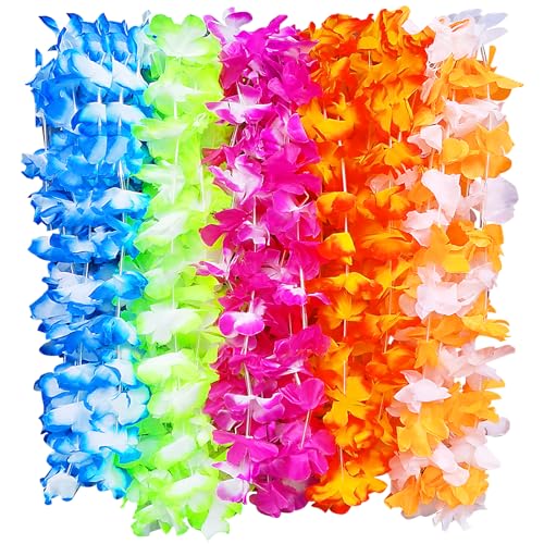 Ysimple Hawaii Kette, Bunt Hawaii Kette Blumen, Tropischen Aloha...