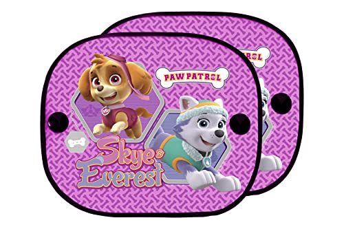 Pare-soleil de voiture - rideau latéral - Pat Patrouille - Rose