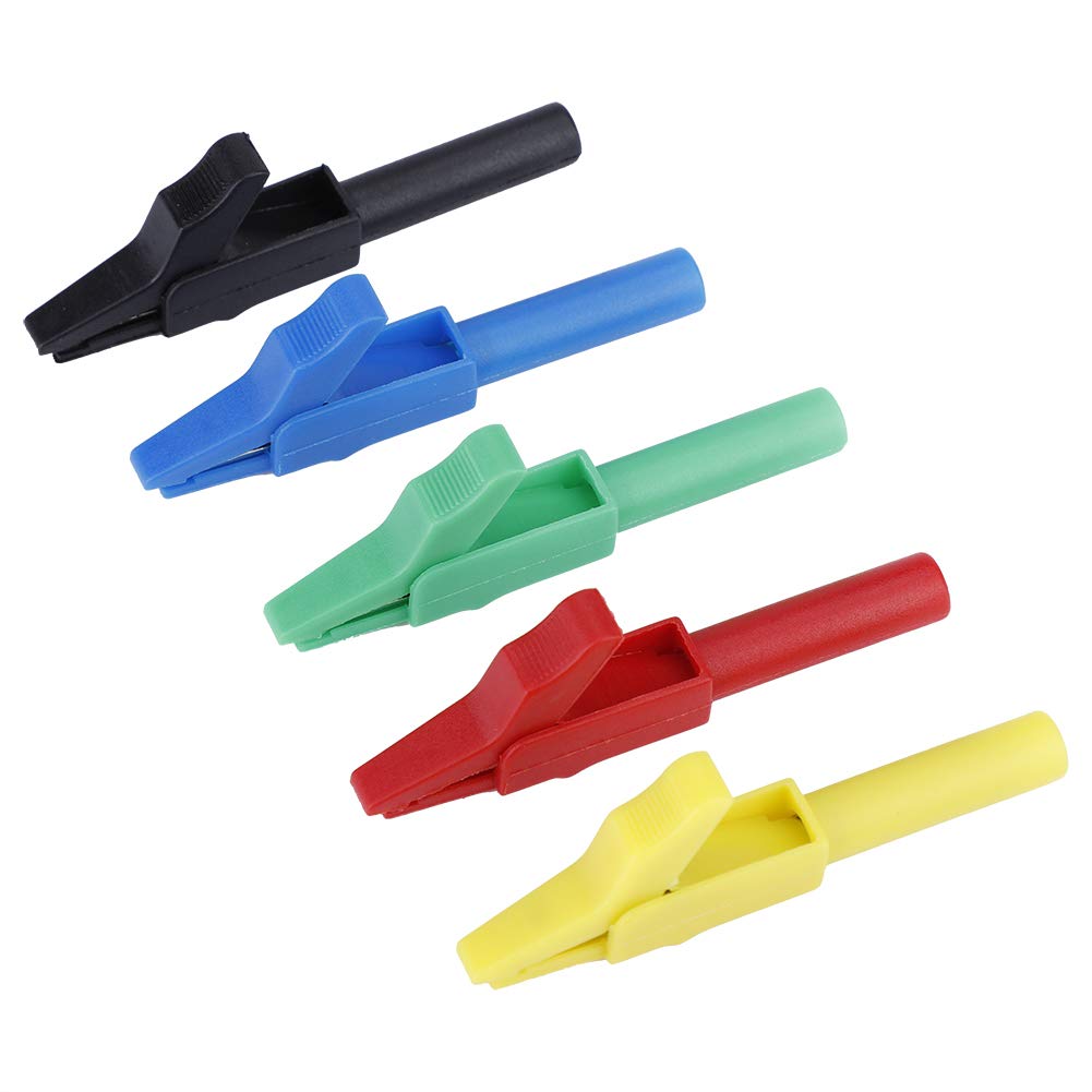5 Punte Di Prova Per Multimetro Peakelect, Spina Banana 4mm Doppia Estremità, 1m, 1000V 10A