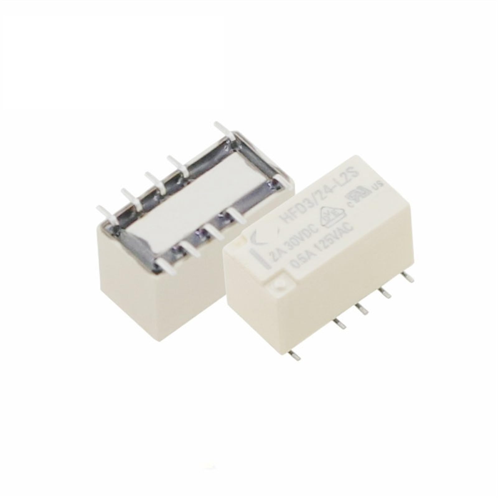 Relais de signal SMD HFD3 bistable à faible consommation 24V 2A