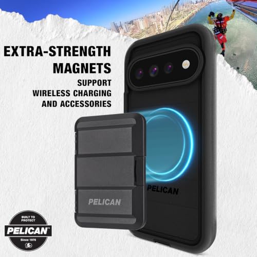 Image of Pelican Voyager Google Pixel 11 Pro XL Case with Belt Clip Holster - Black