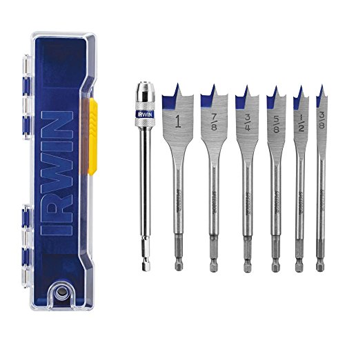 Speedbor 1891773 irwin tools blue-groove spade bits, 7-…