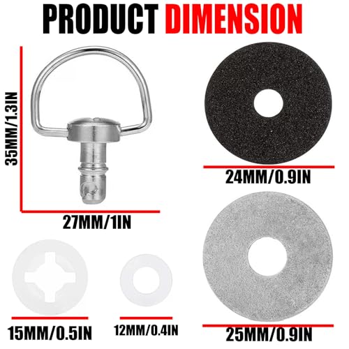 Image of UTV X3 Roof Pins /Clips Quick Release Bolts Hardware for Can Am X3 / X3 Max 2017-2025 (Replace OEM#715003815 & 250100186)