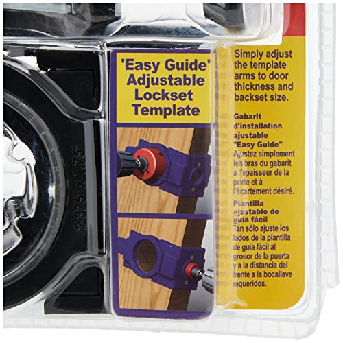 MIBRO 366291 Ultimate Door Lock and Hinge Installation Kit for Wood Doors