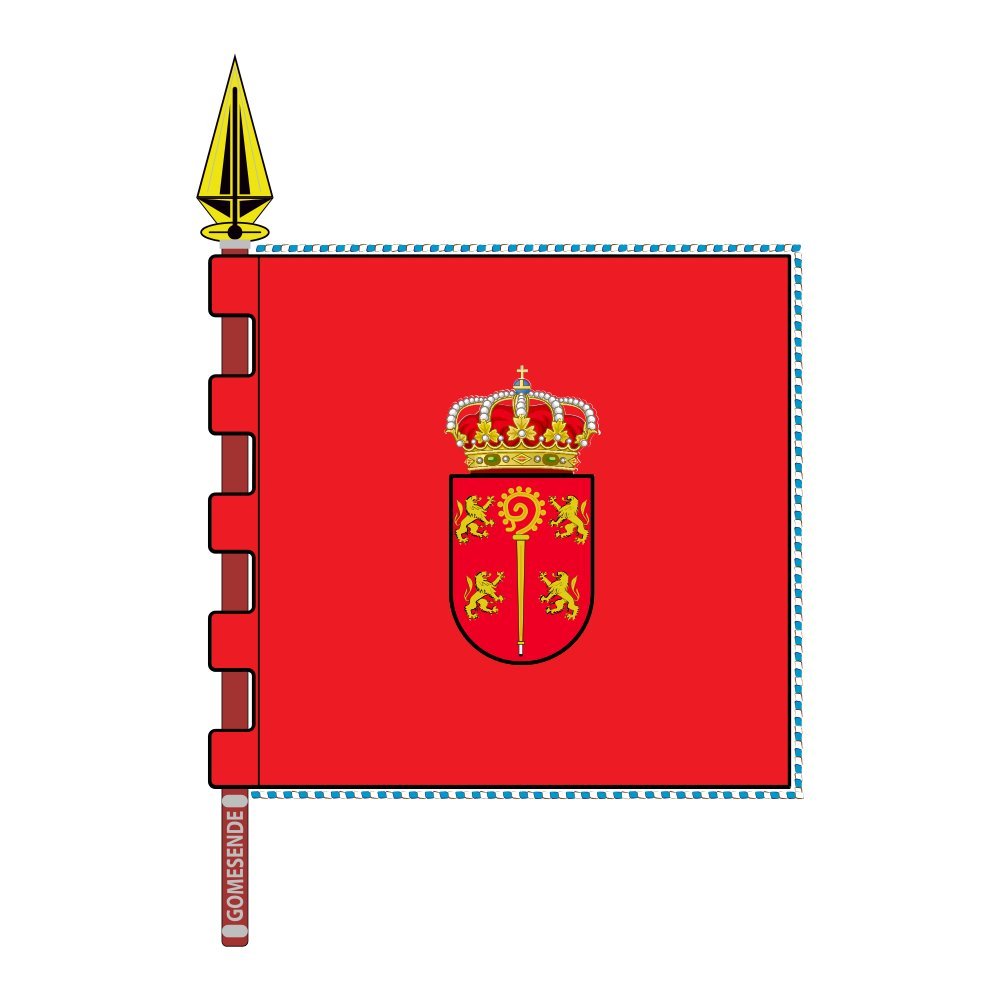 Drapeau Large Gomesende Ourense Galiza idéal pour vos fêtes culturelles