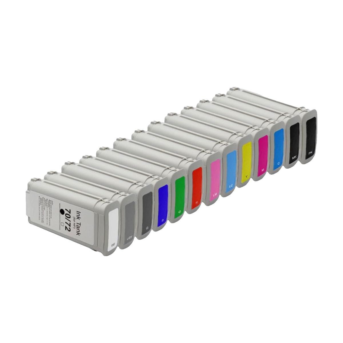 1 sztuka 70 tuszy Z5400 Z2100 Z5200 Z3200 Z3100 ploter (70 C9455A LM Light Red)