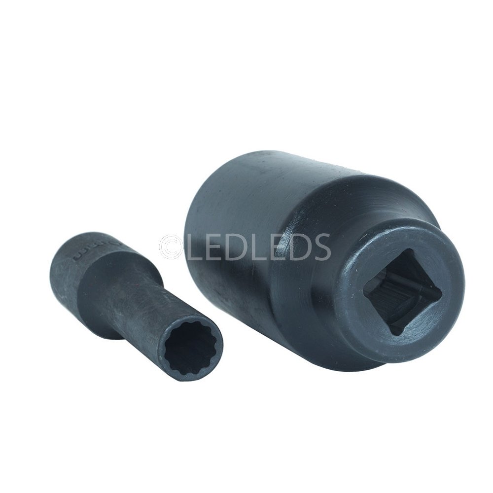 SET 18 BUSSOLE LUNGHE RINFORZATE 12 IMPATTO POLIGONALE ARIA PNEUMATICO 10-32mm