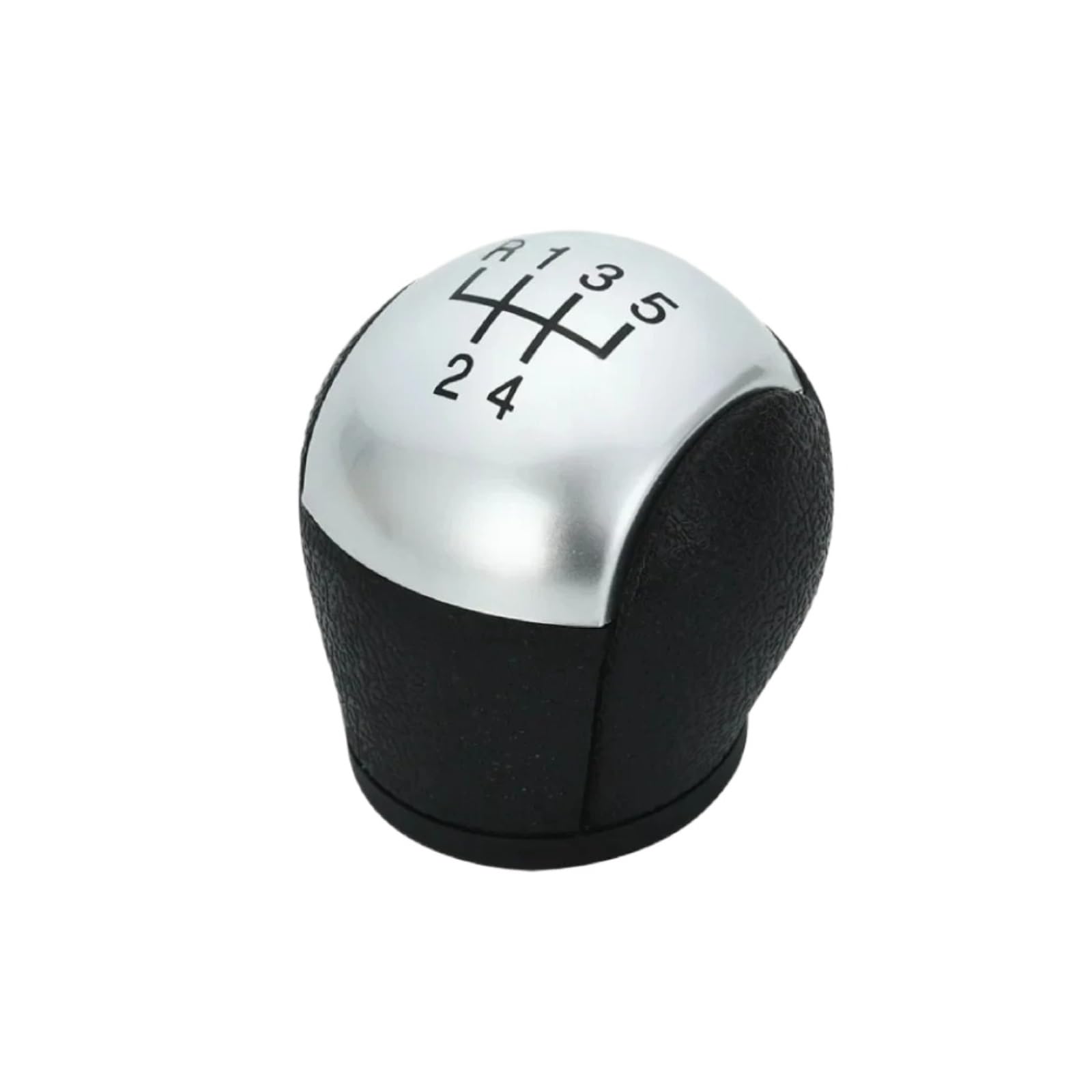 DUFWEHR Shifter Knob for Transit for Van MK7 2006-2013 Car 5/6 Speed Gear Stick Shift Knob(Silver 5 Speed)