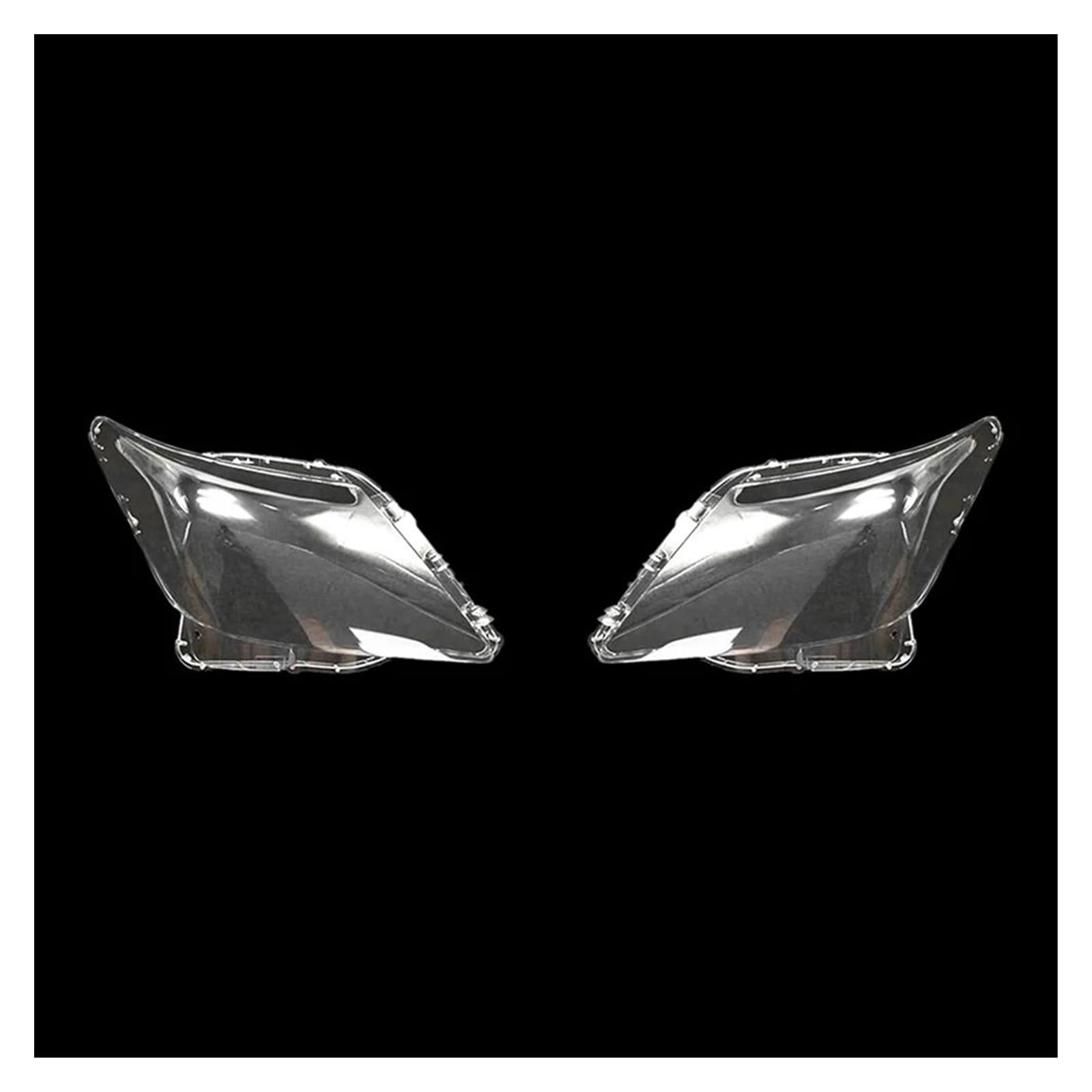 Coche Lámpara Cubierta Para Lexus LX570 2007 2008 2009 2010 2011 Carcasa Faro Delantero Pantalla Lámpara Cubierta Faro Transparente Lente Reemplazo Plexiglás(A Piar)