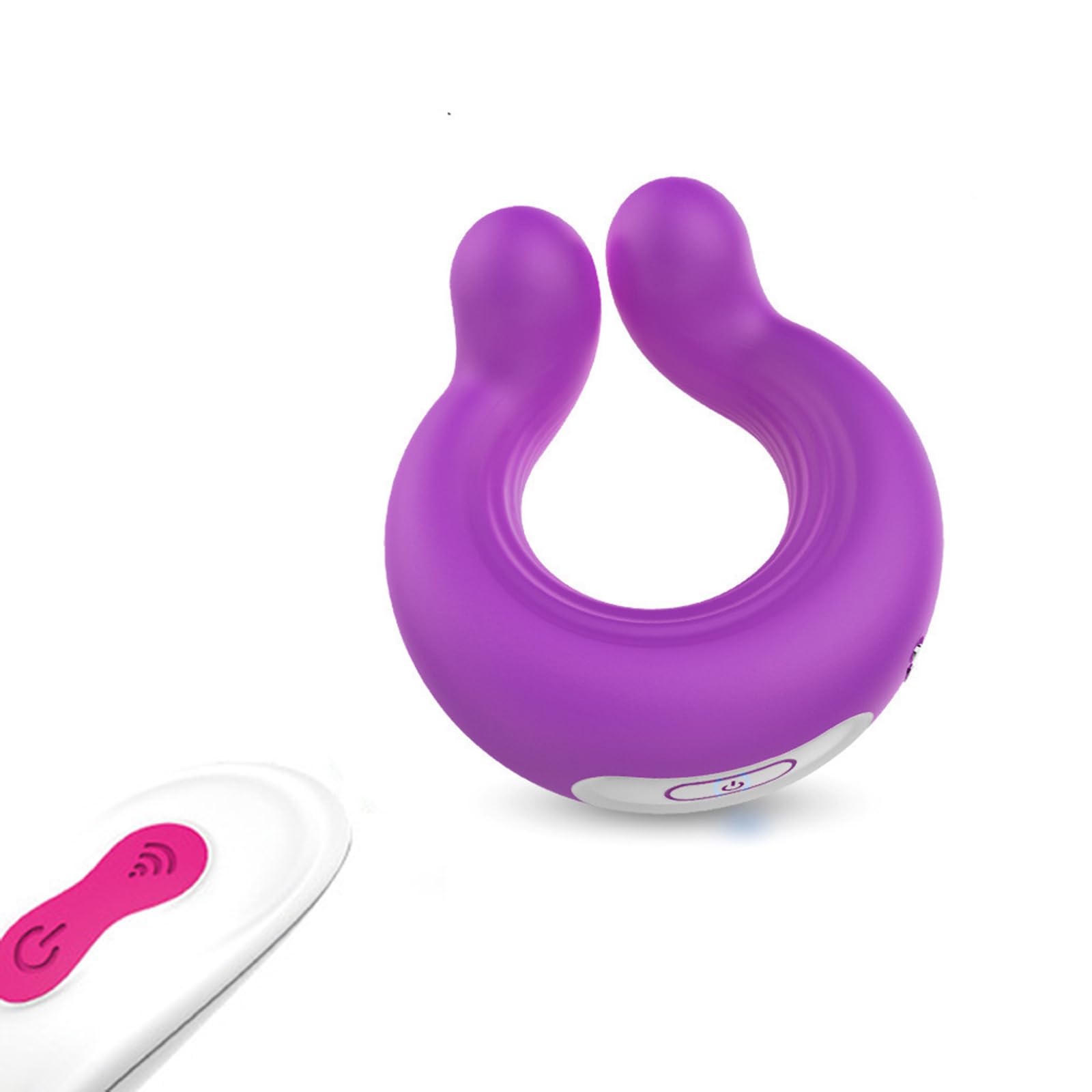 Generico Dispositivo Di Masturbazione Per L'erezione Del Pene Maschile Invisibile Indossabile Con Vibratore Ad Anello Per Pene 10 Vibrazioni Stimolazione Dell'anello in Silicone Punto G Del Pene,B