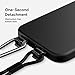 MOFT Phone Lanyard, Universal Adjustable Detachable Crossbody Long Lanyard with Phone Patch, Compatible with Most Smartphones, Length up to 150cm, Jet Black
