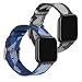 Produktbild kwmobile Armband kompatibel mit Huami Amazfit GTS/GTS 2-2X Nylon Fitnesstracker Sportarmband Band in Grau Blau