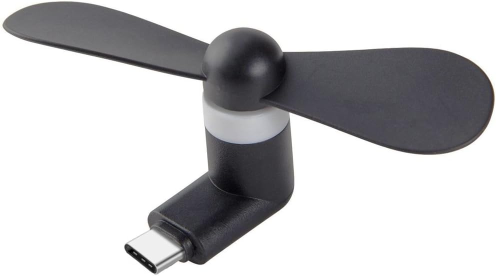Dylviw Type C Android Portable USB C Phone Fan for Samsung Galaxy S8/S8 Plus/Google Pixel/Nexus 6p, and More Type C Phones with OTG Function. (NOT for iPhone, NOT for Micro USB Port Android Phones)