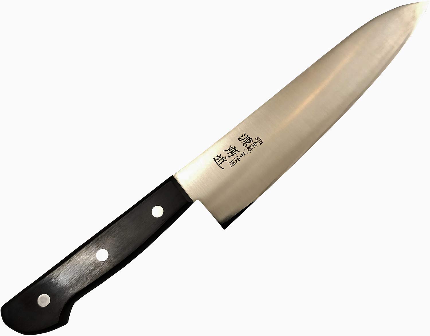 Amazon｜刀舟技研 包丁 牛刀 (右利き用) 210mm 「 房近 金紙1号ツバ無