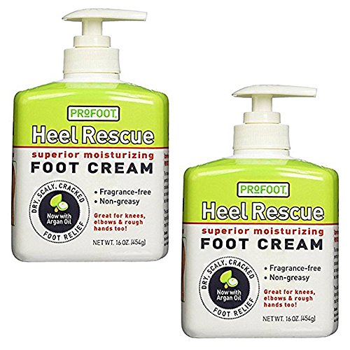 Profoot Care Heel Rescue Superior Moisturizing Foot Cream, 16 Oz (Pack of 2)