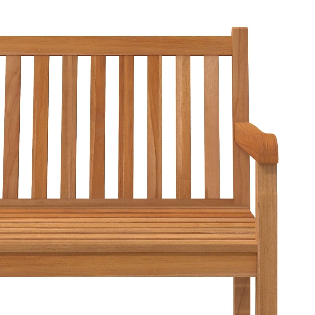 Gruppo da giardino in teak massiccio, 180 x 90 cm, con 2 panche e 2 sedie, design moderno, resistente alle intemperie, robusto, per balcone, terrazza e giardino