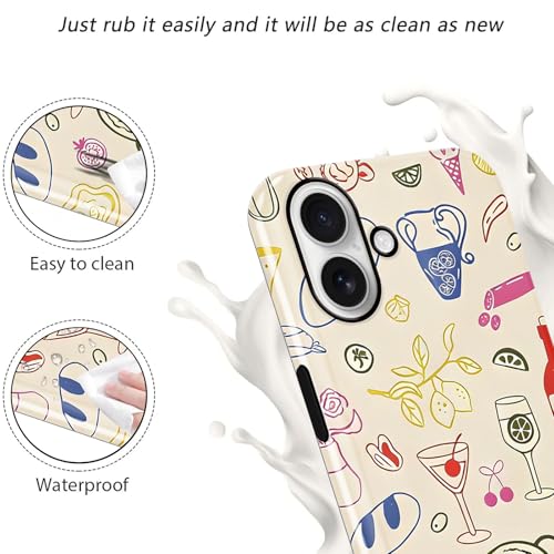 Coque iPhone 17 mignonne en TPU souple et polycarbonate rigide - 4