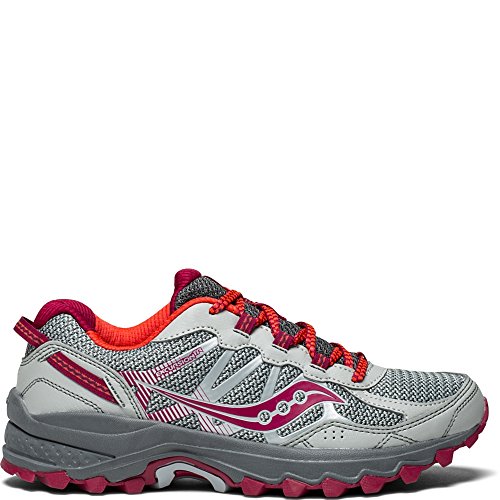 Saucony Women's Excursion Tr11 Running Shoe, Grey Pink, 8 Wide Us #TOP1