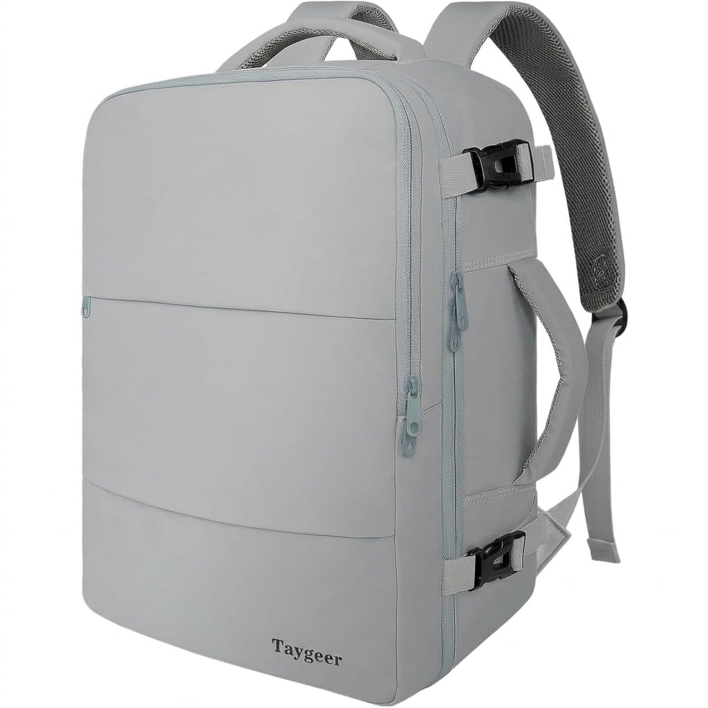 Taygeer Carry On Backpack, Womens Travel Backpack with Water Bottle Pocket