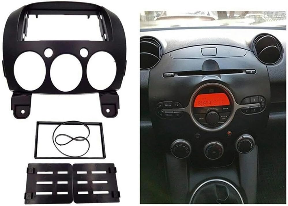 Auto Parts Facia Panel Stereo Radio Dash Frame For Mazda 2 2010