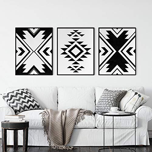 Art mural tribal moderne et impressions sur toile salon 30x40