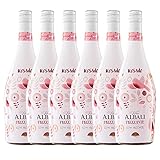 Viña Albali Frizzante 5.5 Rosado - 6 botellas x 750ml - Total: 4500 ml, 1 Item