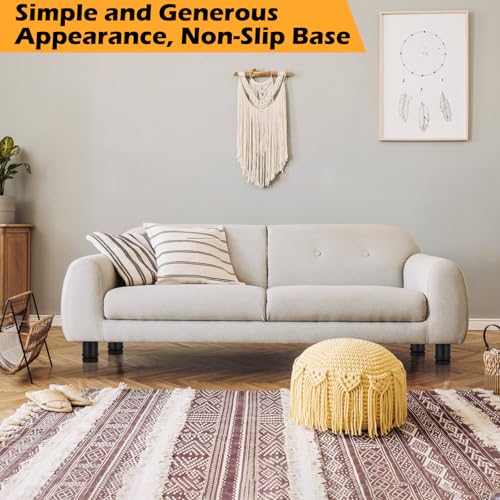 TNOMSNO 8 Stück Möbelfüße, 50mm Möbelfüße Verstellbar Möbelfüße Schwarz, 8er Set Füße für Möbel mit 48 Schrauben, Schrankfüsse für Möbel Tisch Schreibtisch Schränke Beine Füße