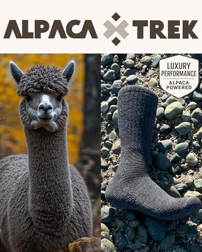 Baby Alpaca Hiking Socks – Premium Outdoor Crew Socks for Men & Women – Ultra-Soft, Breathable, Durable3