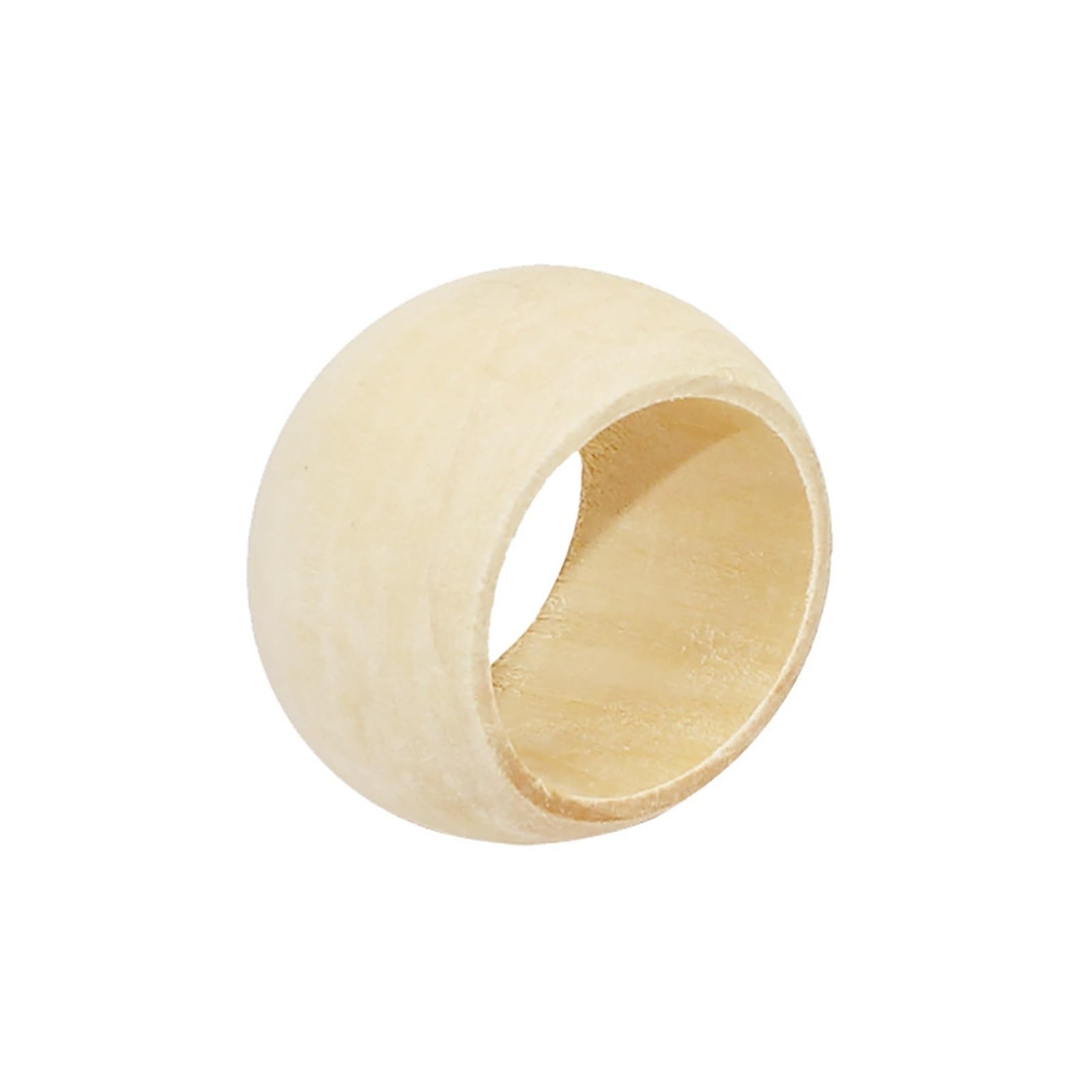 12Pcs Electroplated Wooden Napkin Rings for Wedding Dining Table Setting