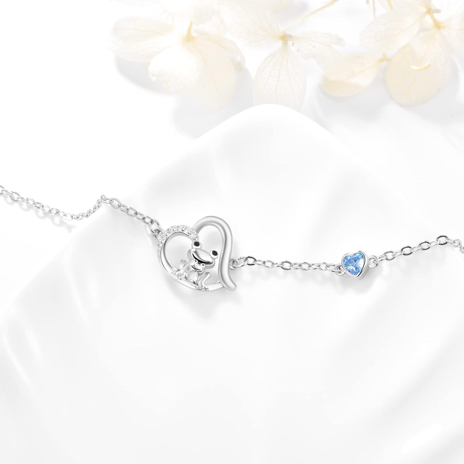 Palpitate Animal Heart Bracelet for Women 925 Sterling Silver Forever Love Jewelry Birthday Christmas Gifts for Women - Image 2