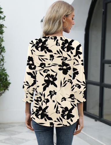 lomon women39s 2025 fashion tops 34 length sleeve business casual blouses summer tees shirts