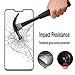 [1 Pack] UniqueMe for LG V40 ThinQ Screen Protector [3D Full Coverage] Tempered Glass [Case Friendly] – Black